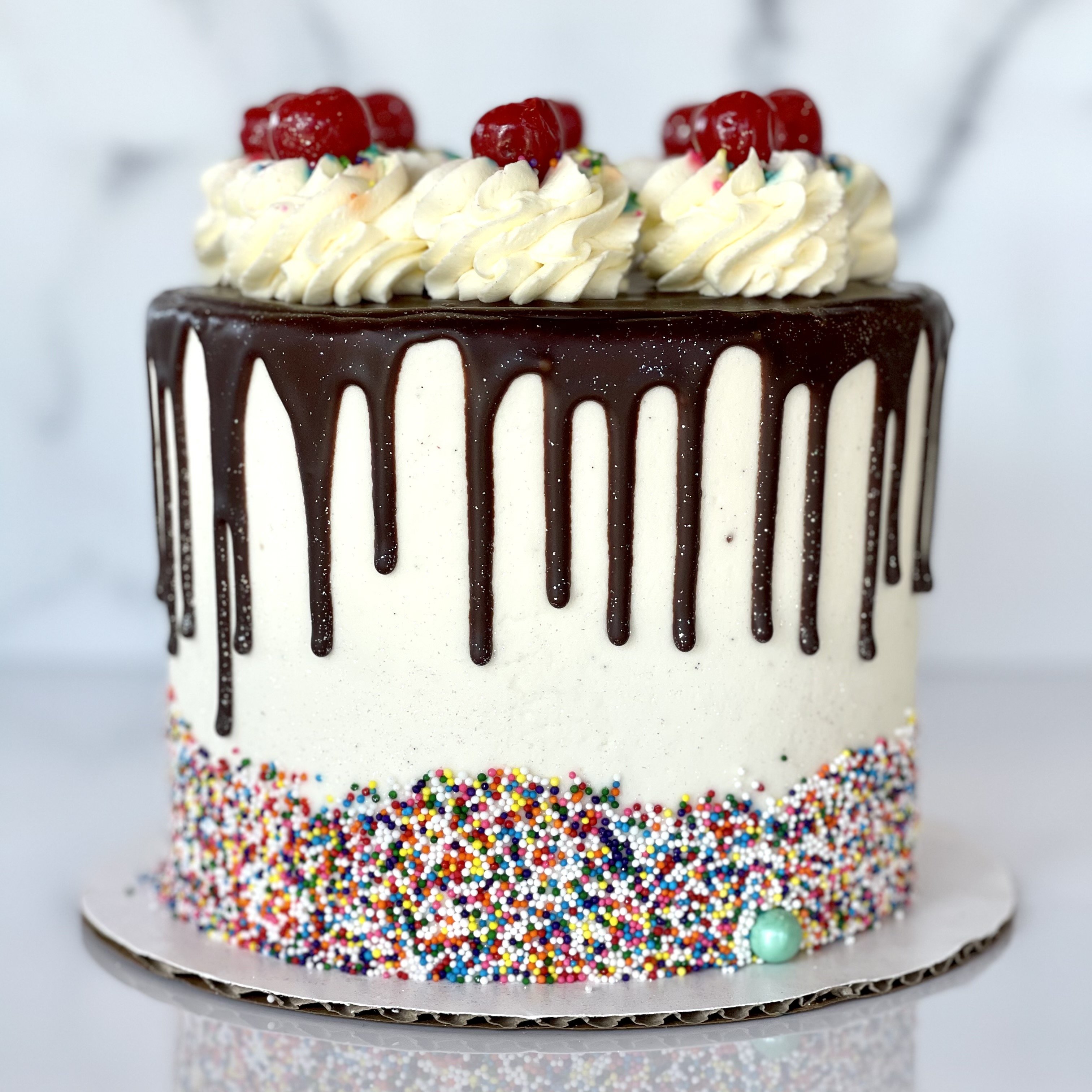 Caramel Hot Fudge Sundae Cake